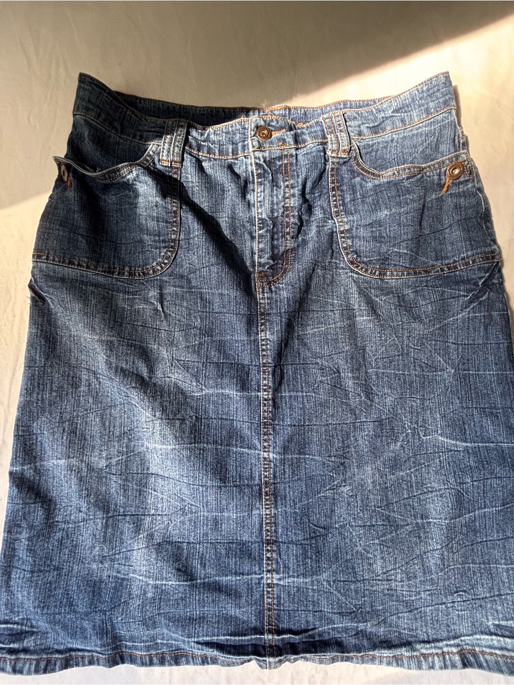 Apollo Jeans Blue Denim Mini Skirt